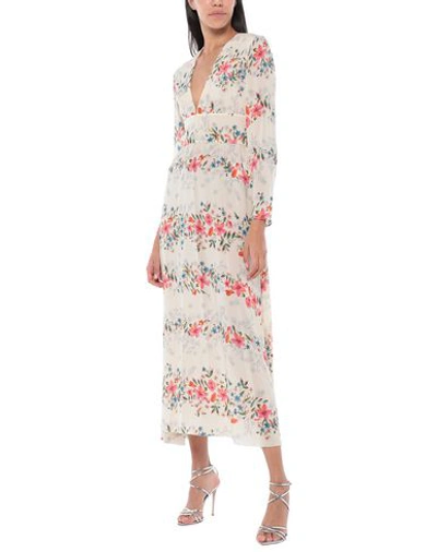 Shop Red Valentino Woman Maxi Dress Ivory Size 2 Silk In White
