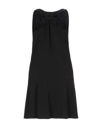 Boutique Moschino Short Dresses In Black