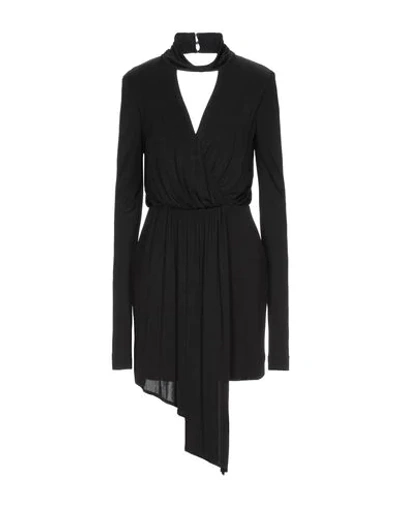 Shop Pinko Woman Mini Dress Black Size L Viscose