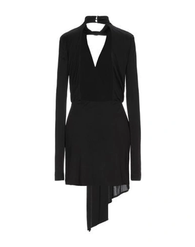 Shop Pinko Woman Mini Dress Black Size L Viscose