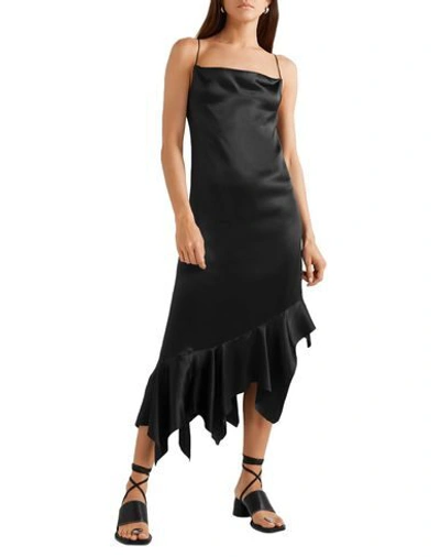 Shop Marques' Almeida Woman Mini Dress Black Size S Silk