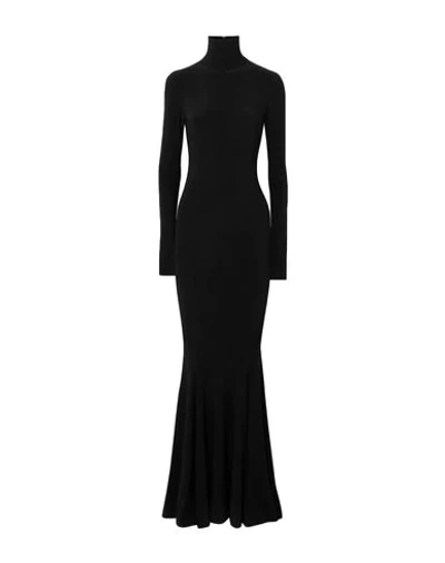 Shop Norma Kamali Long Dress In Black