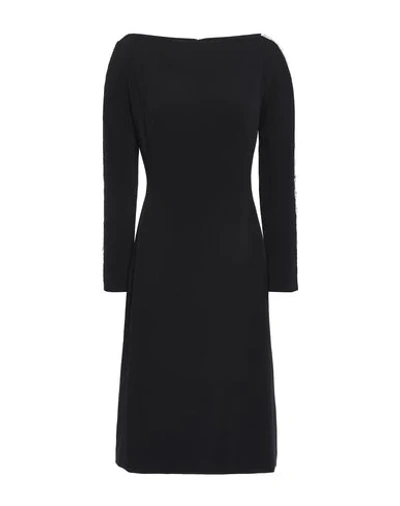 Shop Jenny Packham Short Dresses In Black
