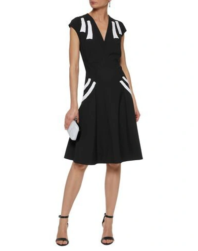 Shop Zac Posen Midi Dresses In Black