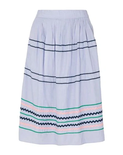 Shop Jcrew Midi Skirts In Blue