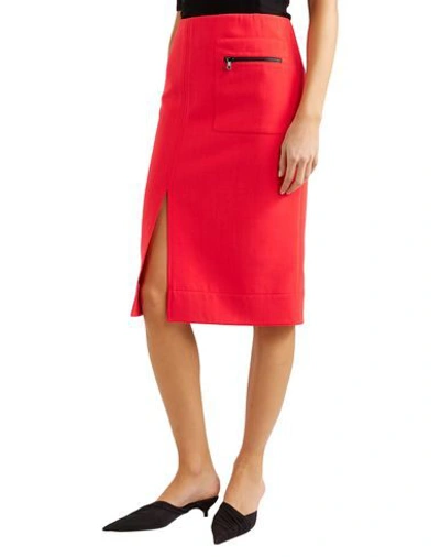 Shop Kwaidan Editions Midi Skirts In Red