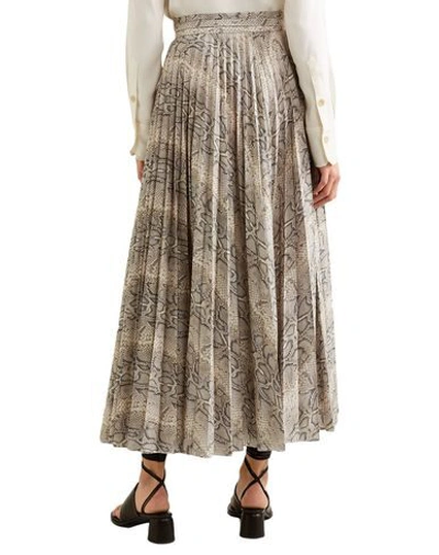 Shop A.w.a.k.e. Long Skirts In Ivory