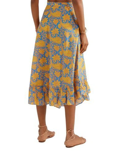 Shop Apiece Apart 3/4 Length Skirts In Azure