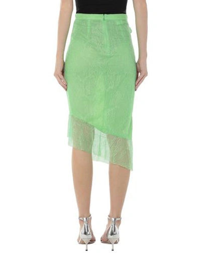 Shop Pinko Woman Midi Skirt Light Green Size 4 Polyamide, Viscose