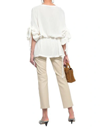 Shop Iro.jeans Solid Color Shirts & Blouses In White