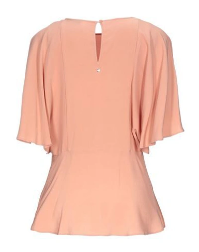 Shop Twinset Blouses In Salmon Pink