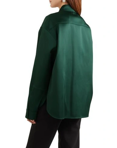 Shop We11 Done Solid Color Shirts & Blouses In Green