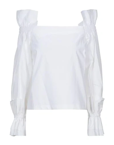 Shop Blanche Blouses In White