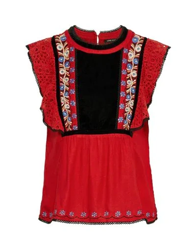 Shop Love Sam Blouse In Red