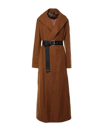 Shop Erika Cavallini Coat In Camel