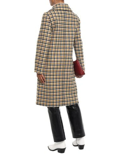 Shop Claudie Pierlot Coats In Ocher