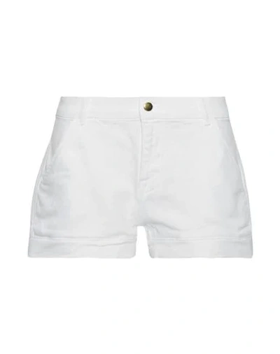 Shop Frame Denim Shorts In White