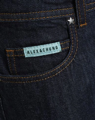 Shop Alexa Chung Denim Pants In Blue