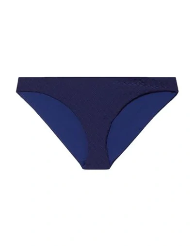 Shop Mara Hoffman Bikini Bottoms In Dark Blue