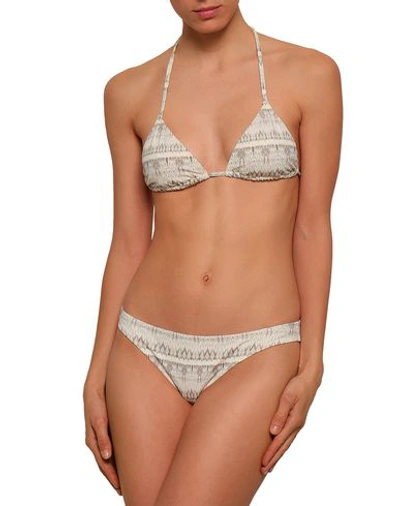 Shop Eberjey Bikini Tops In Dove Grey
