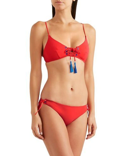 Shop Emma Pake Bikinis In Red