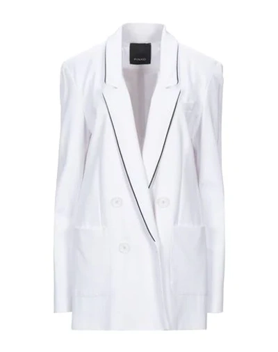 Shop Pinko Suit Jackets In White