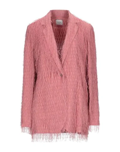 Shop Alysi Suit Jackets In Light Pink