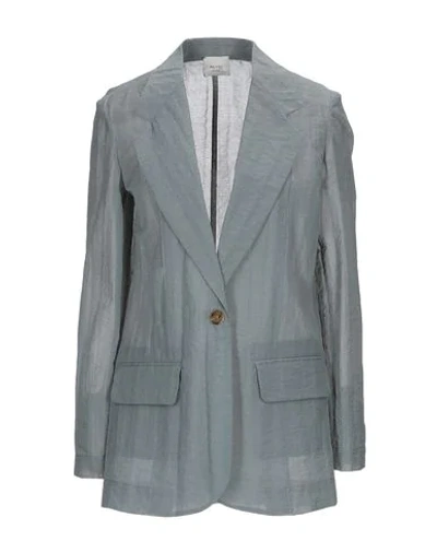 Shop Alysi Suit Jackets In Grey