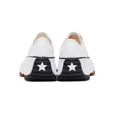 Shop Converse Off-white Run Star Hike Sneakers In Wht/blk/gum