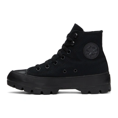 Shop Converse Black Lugged Chuck Taylor All Star Sneakers
