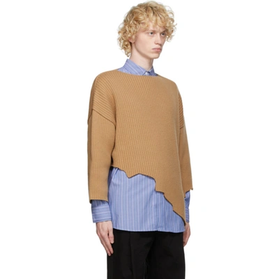 Shop Ader Error Beige Warning Sweater