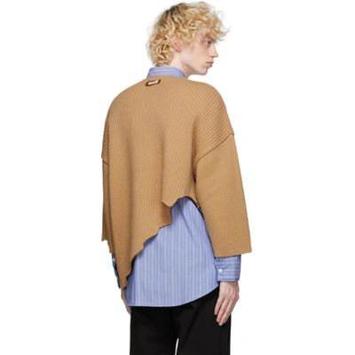 Shop Ader Error Beige Warning Sweater