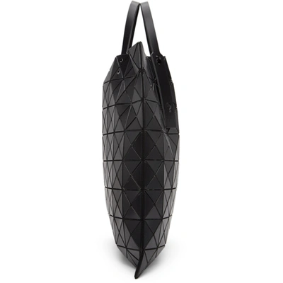 Shop Bao Bao Issey Miyake Black Matte Lucent Tote In 16 Mattblk