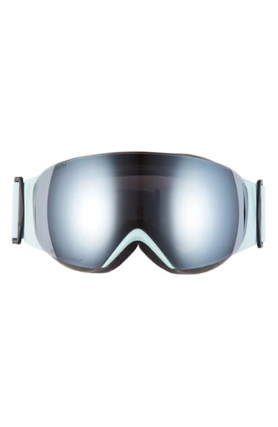 Shop Smith I/o Mag(tm) S 210mm Snow Goggles In Polar Blue/ Sun Platinum