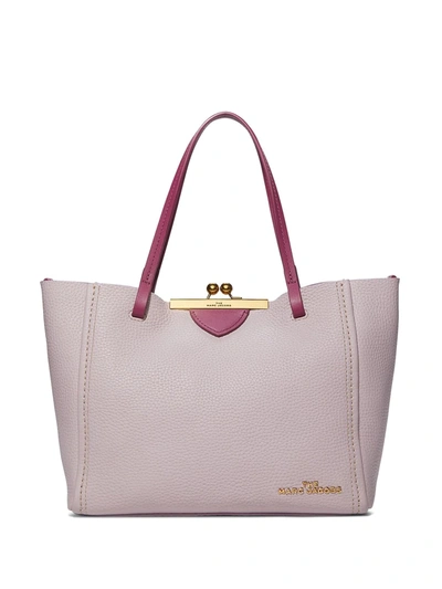 Shop Marc Jacobs Clasp Tote Bag In Pink