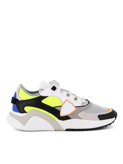 Shop Philippe Model Eze Pop Sneakers In Multicolor