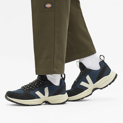 Shop Veja Venturi Oversized Runner In Blue