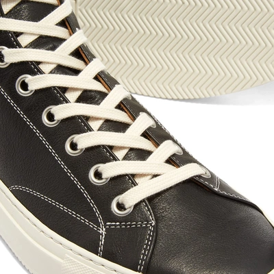 Shop Common Projects Tournament High Leather Shiny In Black