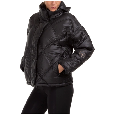 Shop Adidas By Stella Mccartney Women's Outerwear Jacket Blouson Hood In Black