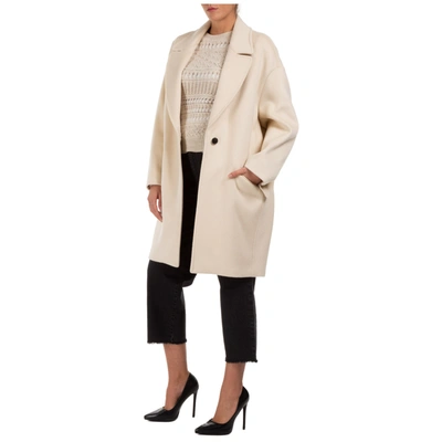 Shop Isabel Marant Women's Wool Coat  Ego In Beige