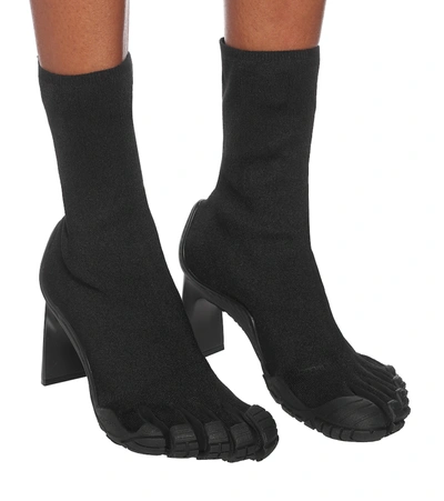 Shop Balenciaga X Vibram® Fivefingers® High Toe Ankle Boots In Black