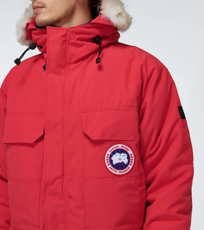 Shop Canada Goose Expedition Parka In Red
