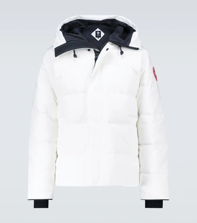 Shop Canada Goose Macmillan Parka Jacket In White