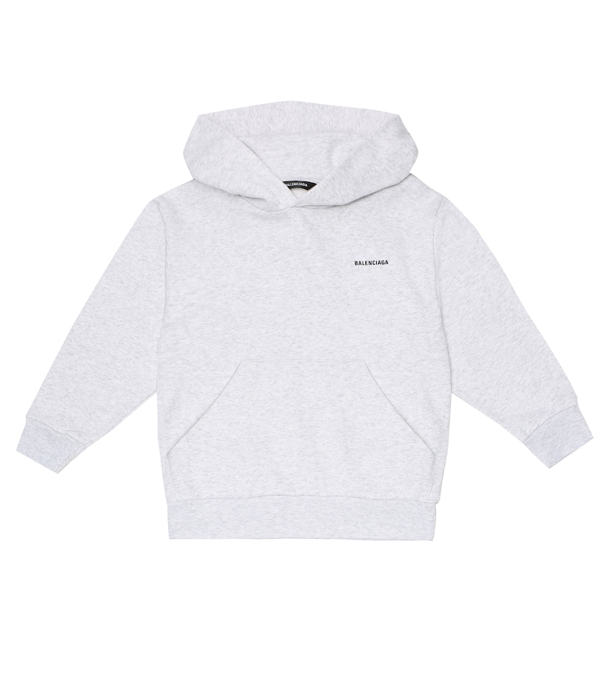 Balenciaga Beige Sweatshirt For Kids With Logo In Grey | ModeSens