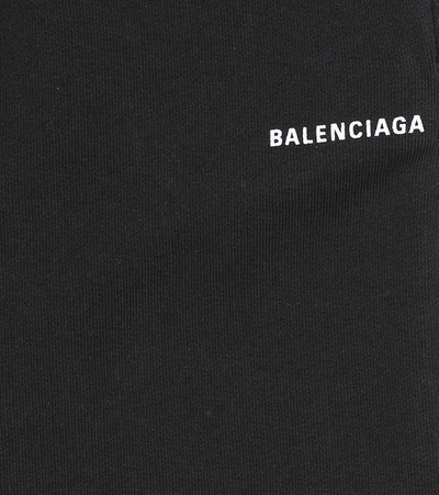 Shop Balenciaga Cotton Shorts In Black