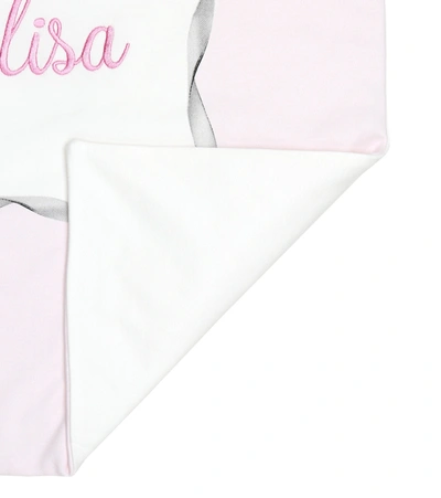 Shop Monnalisa X Disney® Alice Cotton Blanket In Pink