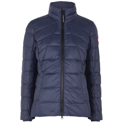 Shop Canada Goose Abbott Navy Quilted Shell Jacket