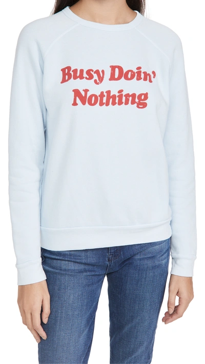 Shop Mother Hugger Sweatshirt In Busy Doing Nothing