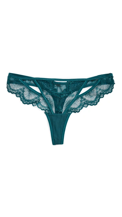 Shop Thistle & Spire Kane Cutout Thong In Chameleon