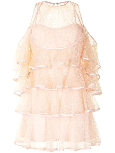 Shop Alice Mccall Endless Rivers Ruffled Dress In Pink